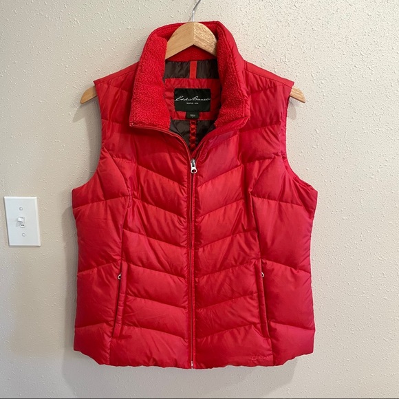 EDDIE BAUER 550 Goose Down Quilted Puffer Vest - Picture 1 of 9